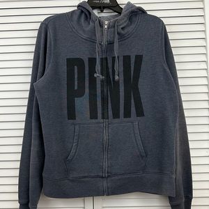 VS PINK Funnel Neck Zip-Up Hoodie